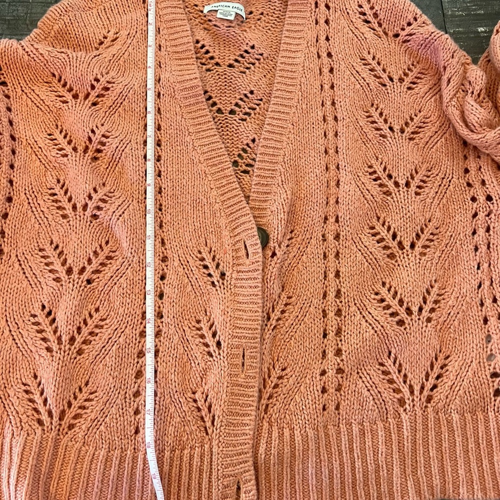 American Eagle Apricot Cardigan - Picture 6 of 8